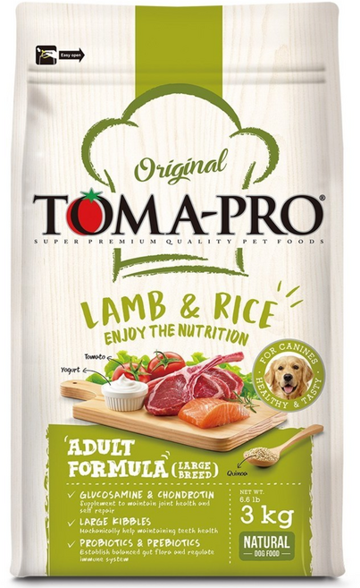 TOMA-PRO 優格成犬羊肉大顆粒配方 關節保健, 3kg, 1個, 羊+米