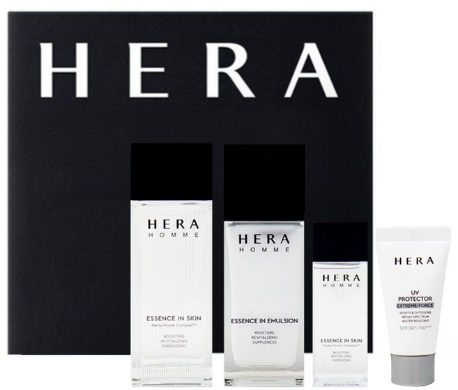 헤라 옴므 스페셜 2종 남성스킨로션 화장품세트 + 쇼핑백, 1세트