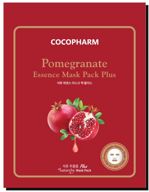 COCOPHARM 石榴精華面膜 25g, 1入, 50個