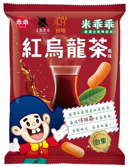 乖乖 米乖乖 紅烏龍茶風味 52公克, 1個, 【一包】紅烏龍茶乖乖52g, 52g