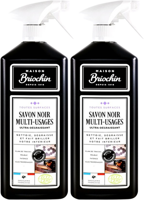Maison Briochin 碧歐馨 黑皂液 亞麻籽萬用 750ml 濃縮液, 1套, 黑牌2入