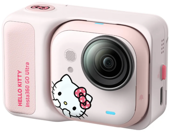 Insta360 GO Ultra Hello Kitty 聯名限定套裝, 粉紅色