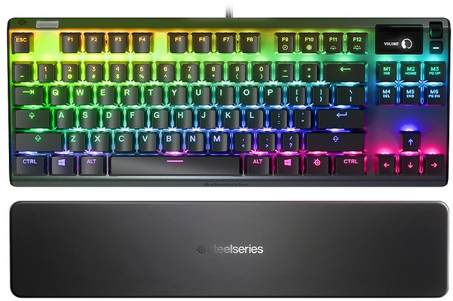 SteelSeries 賽睿 Apex 7 TKL 機械鍵盤, 英文, 主商品, 紅軸
