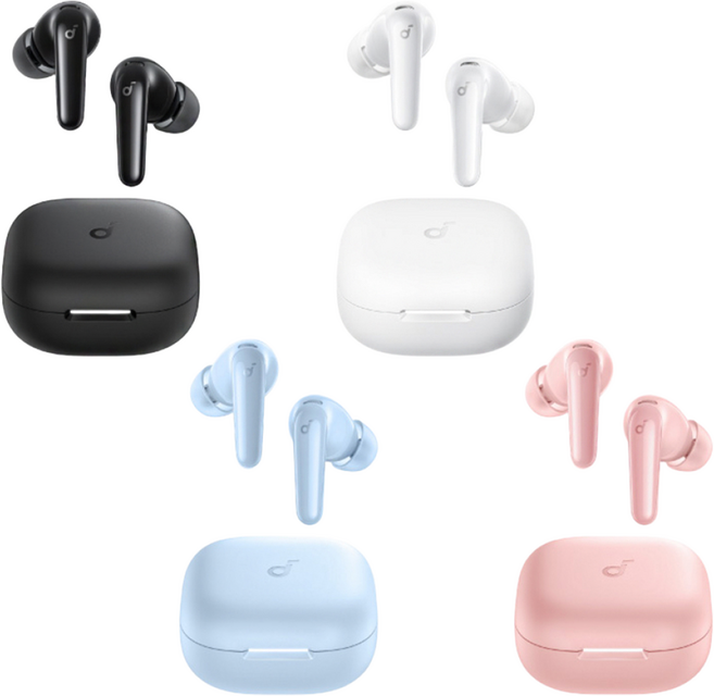 聲闊 soundcore R60i NC 主動降噪真無線藍牙耳機 IP55防水防塵 公司貨兩年保固, 晴霧粉
