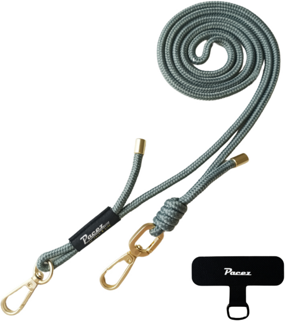 PACEZ 6mm 多用途手機掛繩, 青, 1個
