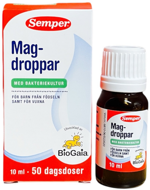 BioGaia 益生菌 Protectis Baby Drops 玻璃瓶滴劑 嬰幼兒適用 調整消化機能, 1個, 10ml