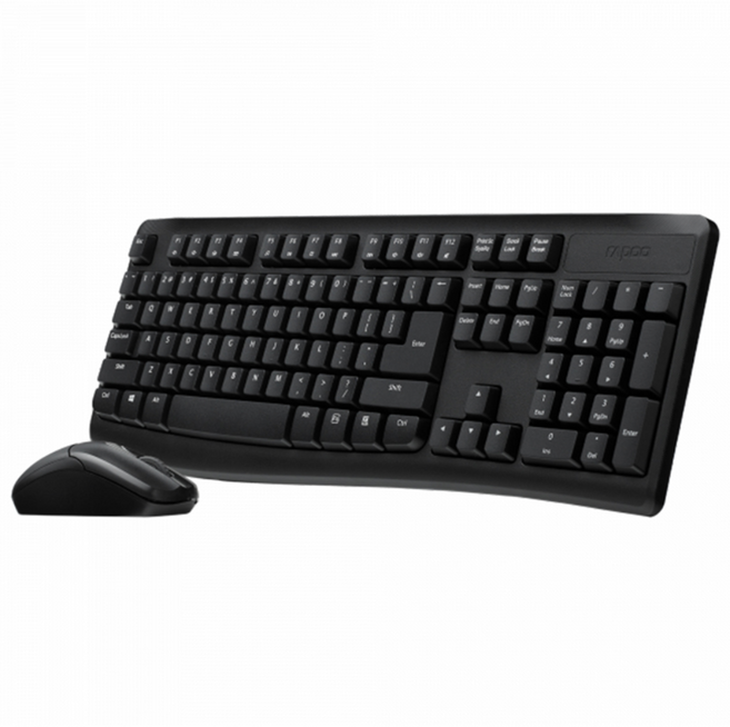 RAPOO 雷柏 X1800 PRO 無線鍵盤滑鼠組 無線連接 防潑濺設計 長效壽命 無線鍵盤 無線滑鼠 1000DPI, 主商品