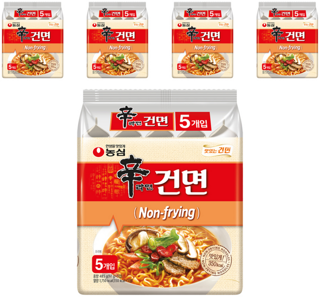 NONGSHIM 農心 非油炸辛拉麵, 25包