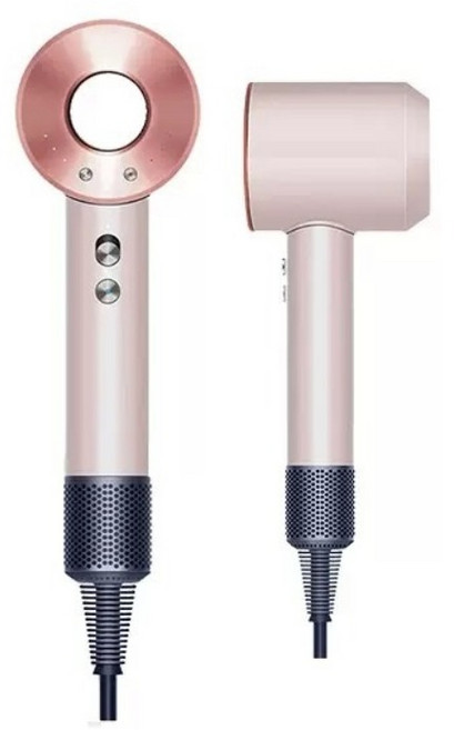 20億負離子 高速靜音吹風機 恆溫護髮, 美規(110V)五風嘴, 【陶瓷質感】落日玫瑰贈送1.8米線