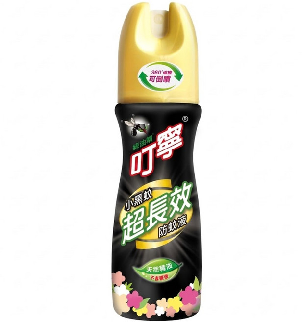 綠油精叮寧小黑蚊超長效防蚊液90ml, 1個, 90ml