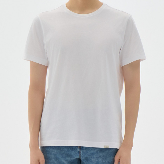 트래드클럽 3팩 남녀공용 30수 무지 라운드 사계절 순면 통기성 반팔티 (M~5XL)