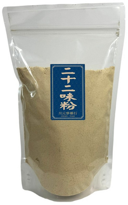 川元 二十二味粉 600g 健康沖泡飲品, 1個