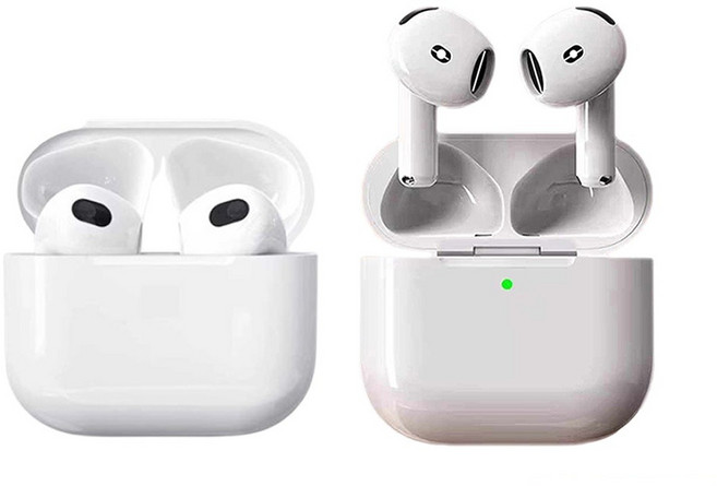 新款藍牙耳機 適用Phone/安卓/三星,無線耳機 重低音 運動耳機, 白
