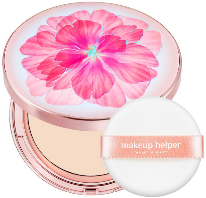 makeup helper 藝術氣墊粉餅 經典定妝蜜粉餅 25g, 1個, 22號 裸膚色
