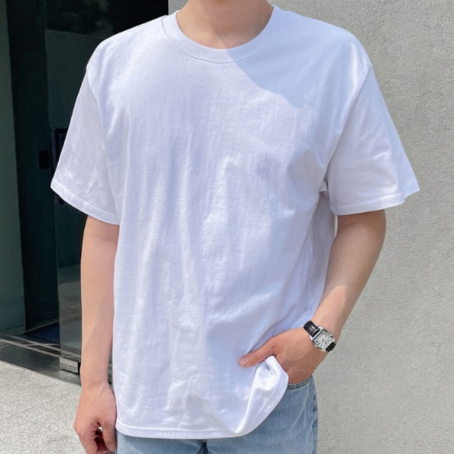 1+1 꼭꼭숨티 하이퀄리티 베이직 반팔티