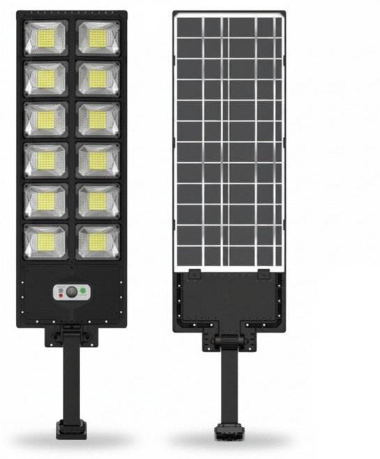 STREETWISE 升級三代貼片 太陽能充電路燈 寬廣視野照明, 【需宅配】W789-12光碗款