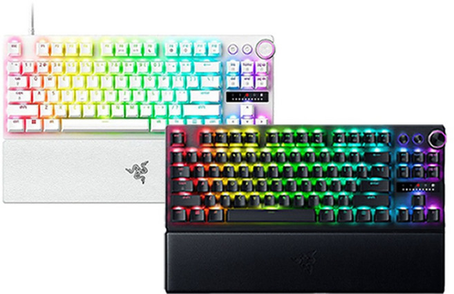 Razer 雷蛇 獵魂光蛛 V3 Pro Analog TKL 光軸 有線鍵盤, 黑色