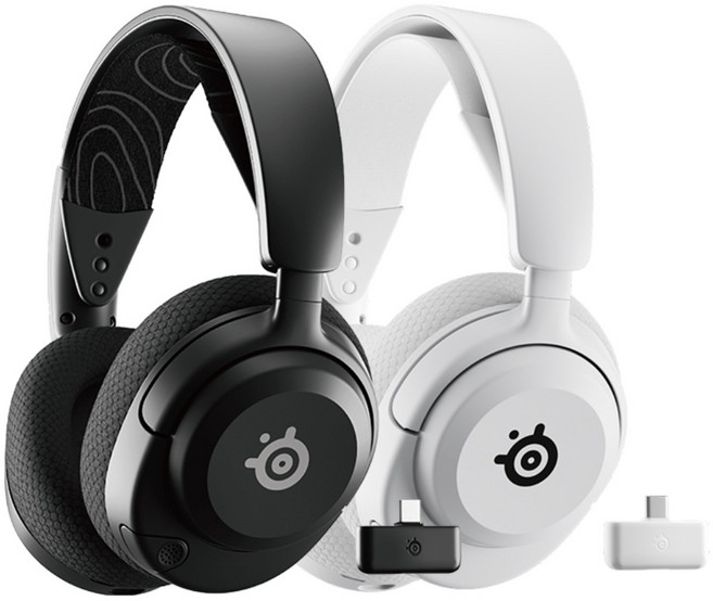 Steelseries 賽睿 Arctis Nova 5 無線耳機 快速充電 收放式麥克風 多平台相容 耳麥 耳機麥克風, 黑色-PS版, 主商品