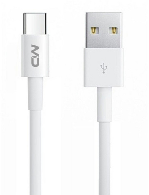 PD快充線 Type C充電線 Micro Usb Lightning 傳輸線, 1個, Type C對USB充電線, 白, 100cm