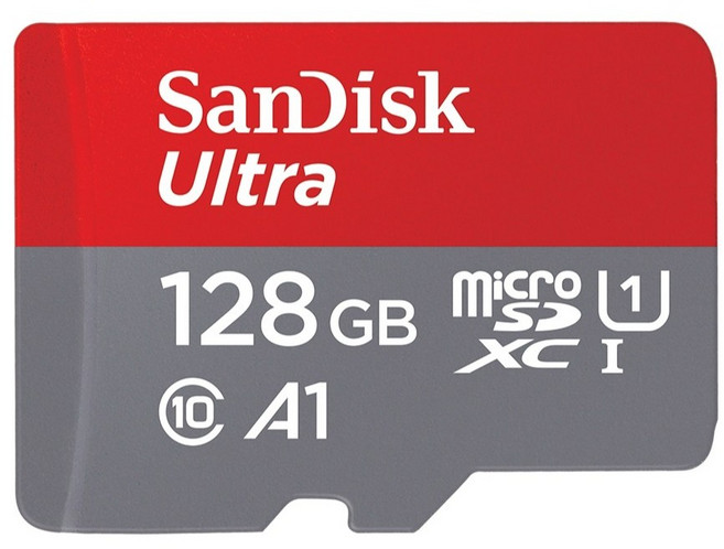 SanDisk Ultra microSDXC UHS-I A1 128GB 原廠公司貨, 1個