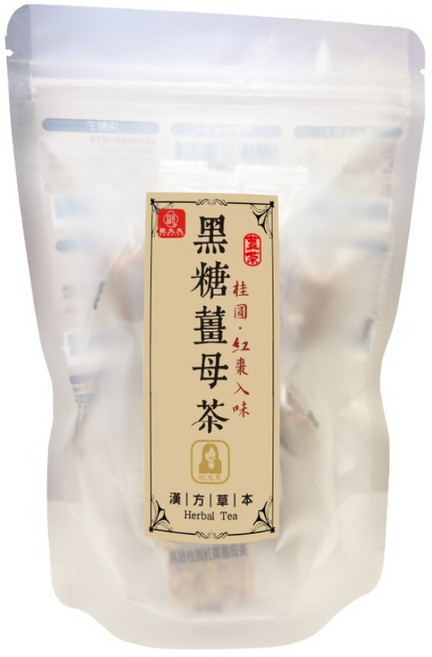 展榮商號 黑糖薑母茶 桂圓紅棗味, 1個, 17g, 10個裝