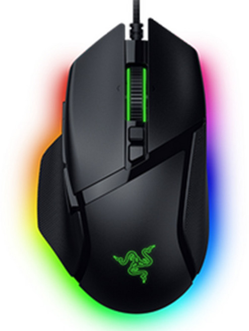 Razer 雷蛇 BASILISK V3 35K 電競滑鼠, 主商品+黑色鼠墊
