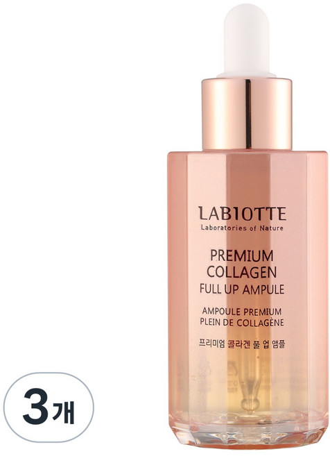 LABIOTTE 膠原蛋白澎潤滋養安瓶, 50ml, 3瓶