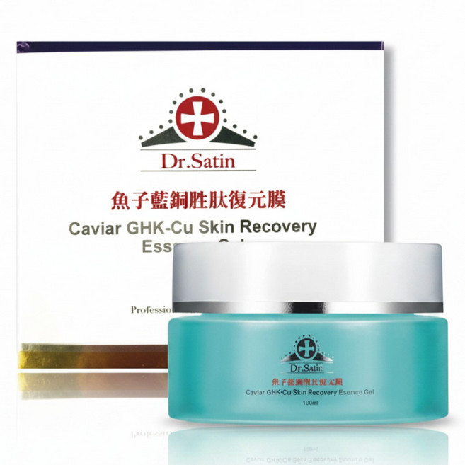 Dr.Satin魚子藍銅胜肽復元膜100g 晚安凍膜 面膜 精華膜 台灣公司貨, 1組, 1入