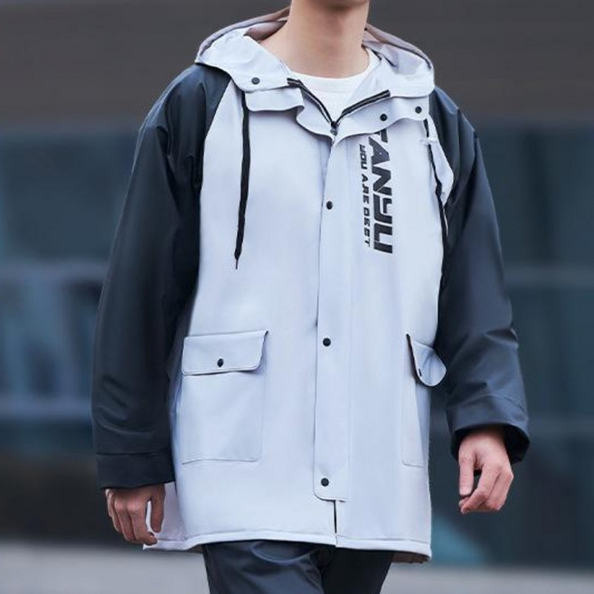 兩件式雨衣 時尚速乾防水套裝 透氣雨衣 摩托車雨褲 戶外雨衣