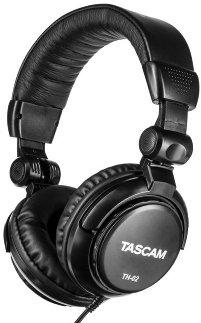 TASCAM TH-02 耳罩式監聽耳機, 黑色