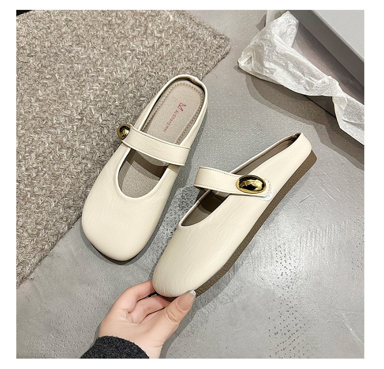 여성 발편한 뮬 여성뮬슬리퍼형샌들