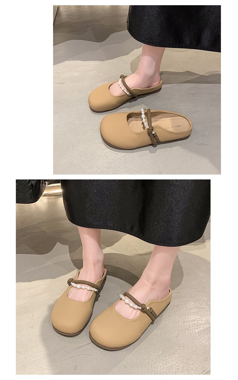 여성 사계절 뮬 여성뮬슬리퍼형샌들