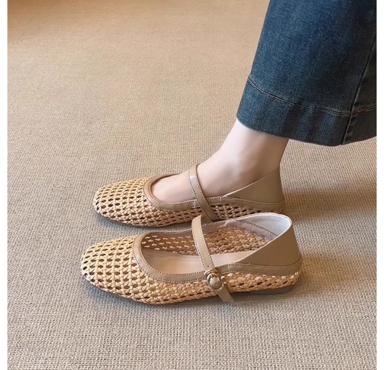 여성 여름 메리제인 여성뮬슬리퍼형샌들