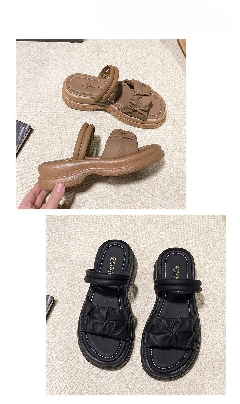 여성 경량 캐주얼 여성뮬슬리퍼형샌들