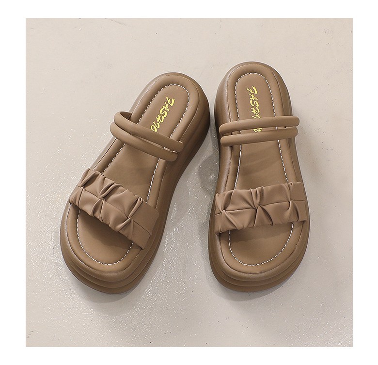 여성 발편한 샌들 여성뮬슬리퍼형샌들