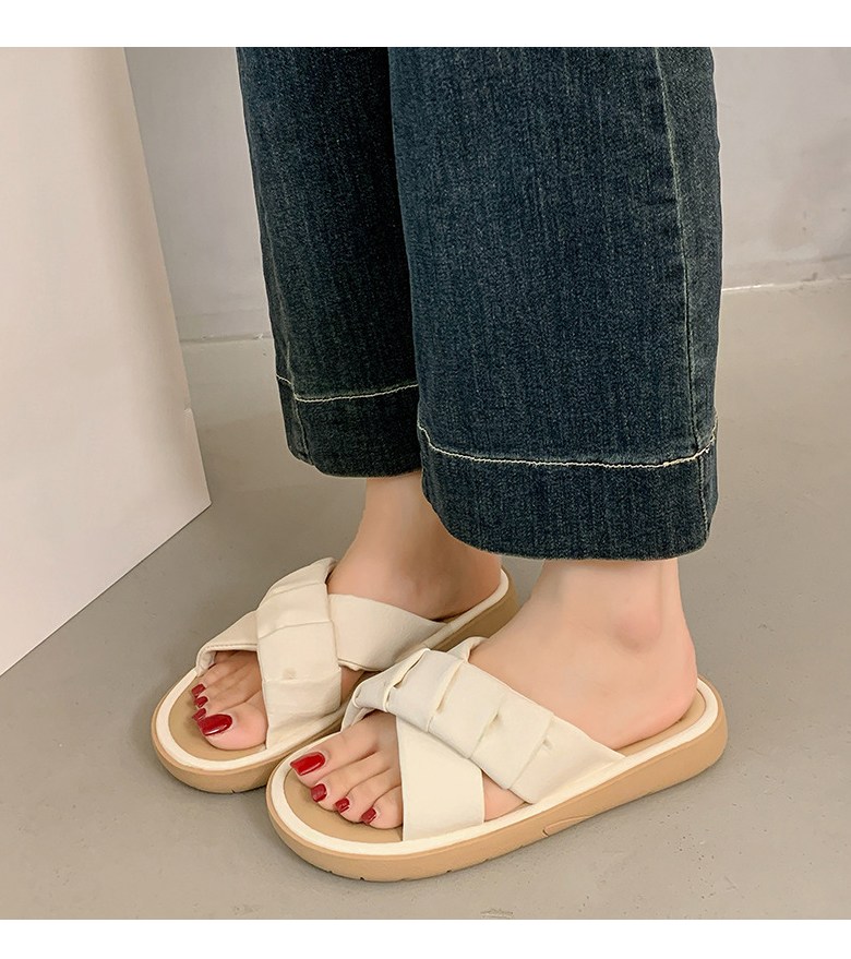 여성 발편한 스트랩 여성뮬슬리퍼형샌들