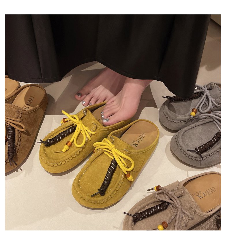 여성 캐주얼 로퍼 여성뮬슬리퍼형샌들