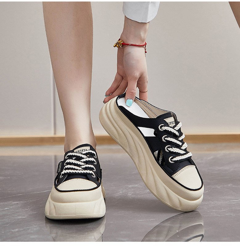 여성 발편한 뮬 여성뮬슬리퍼형샌들