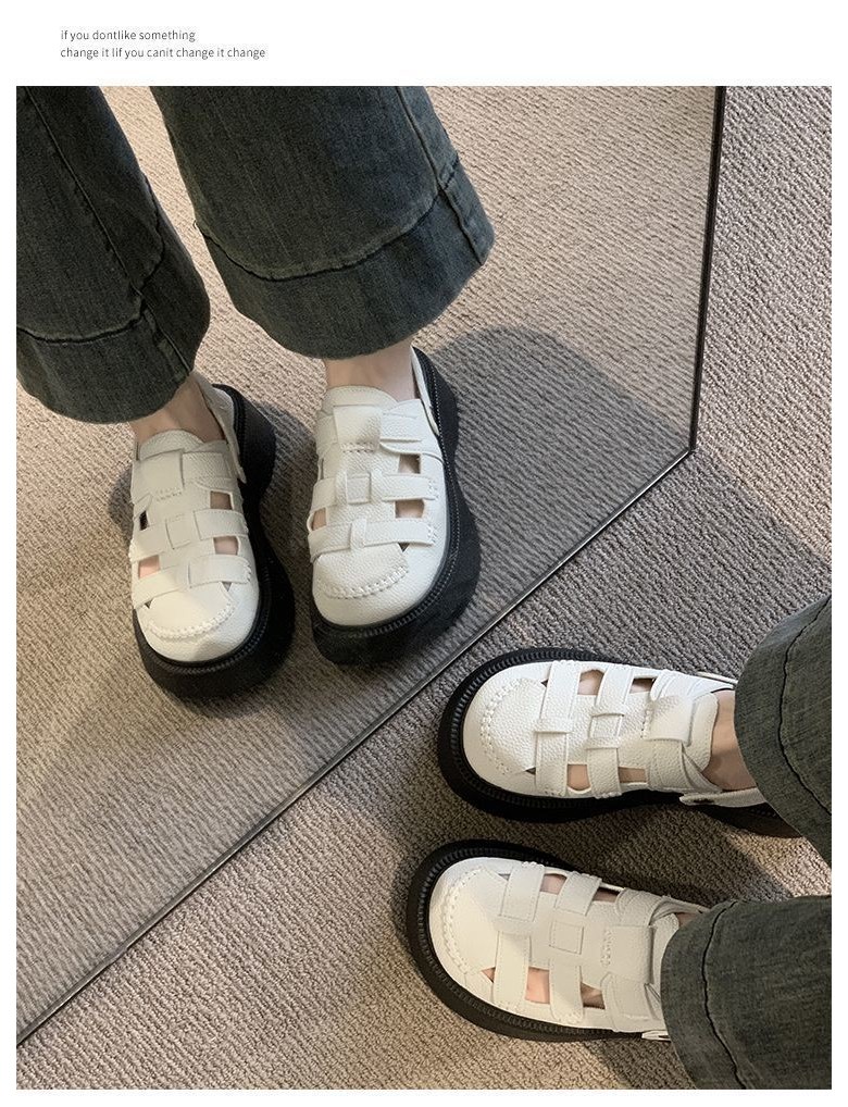 여성 키높이 여름샌들 여성뮬슬리퍼형샌들