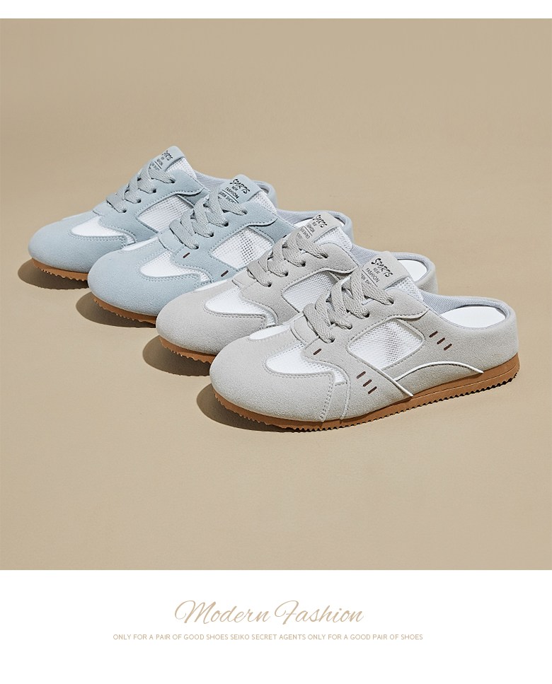 여성 통기성 뮬 여성뮬슬리퍼형샌들