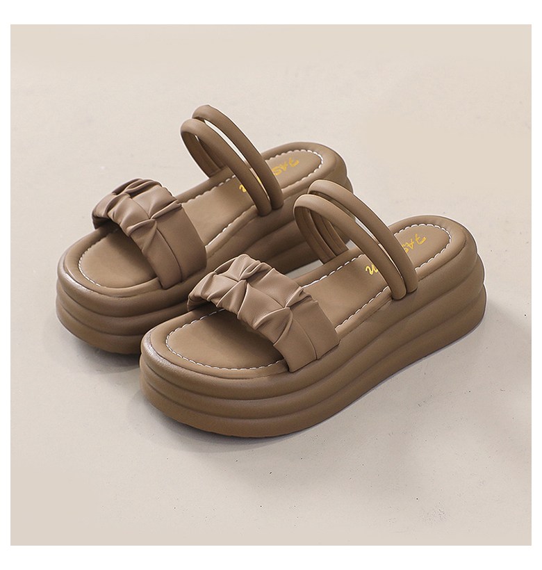 여성 발편한 샌들 여성뮬슬리퍼형샌들