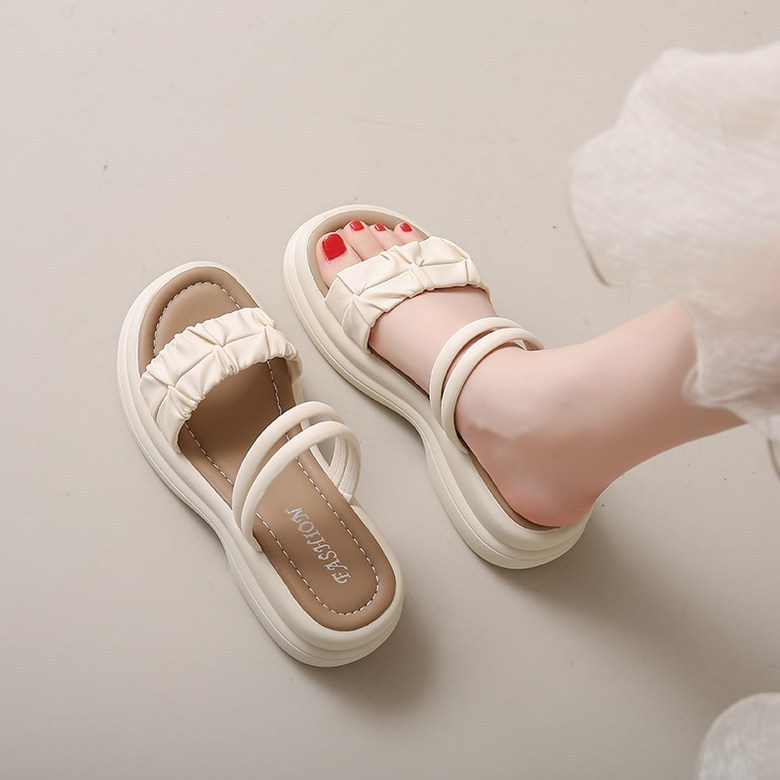 여성 경량 캐주얼 여성뮬슬리퍼형샌들