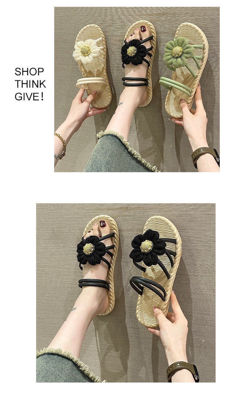 여성여름샌들 발편한샌들 외출 여성뮬슬리퍼형샌들