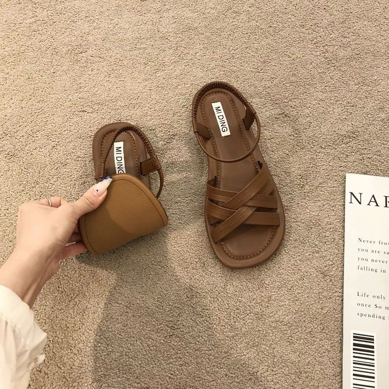 여성 여름 샌들 여성뮬슬리퍼형샌들