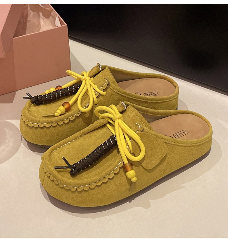 여성 캐주얼 로퍼 여성뮬슬리퍼형샌들