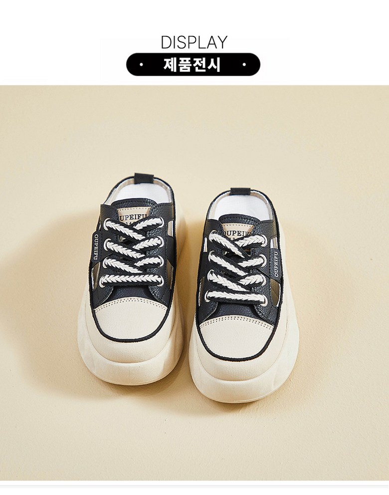 여성 발편한 뮬 여성뮬슬리퍼형샌들