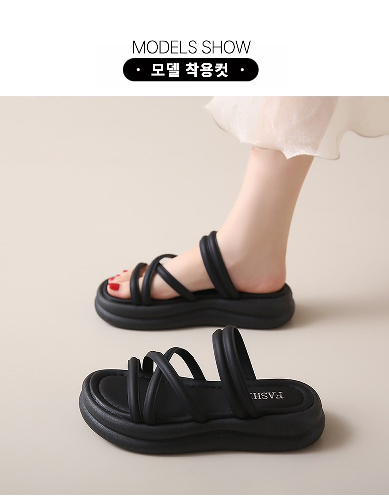 여성 발편한 슬리퍼 여성뮬슬리퍼형샌들