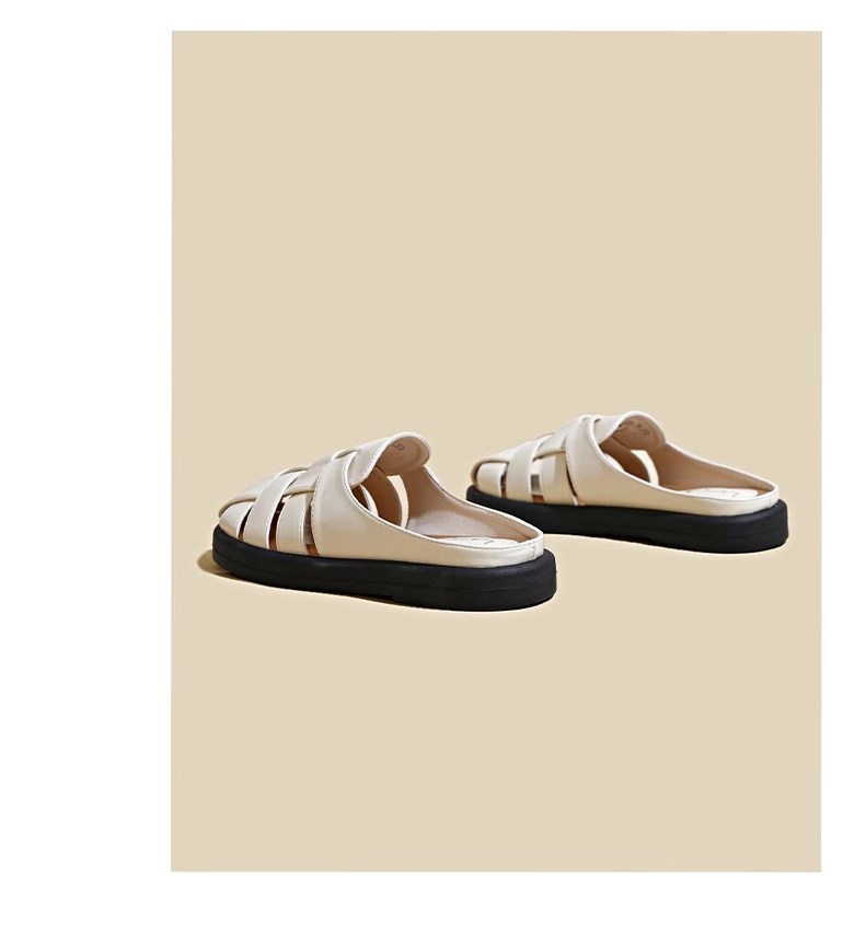 여성 발편한 사계절 여성뮬슬리퍼형샌들