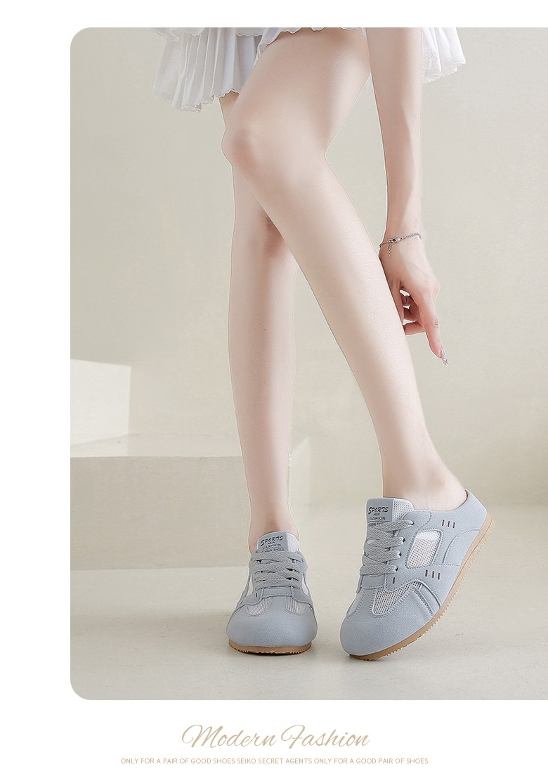 여성 통기성 뮬 여성뮬슬리퍼형샌들