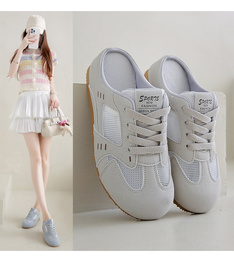 여성 통기성 뮬 여성뮬슬리퍼형샌들